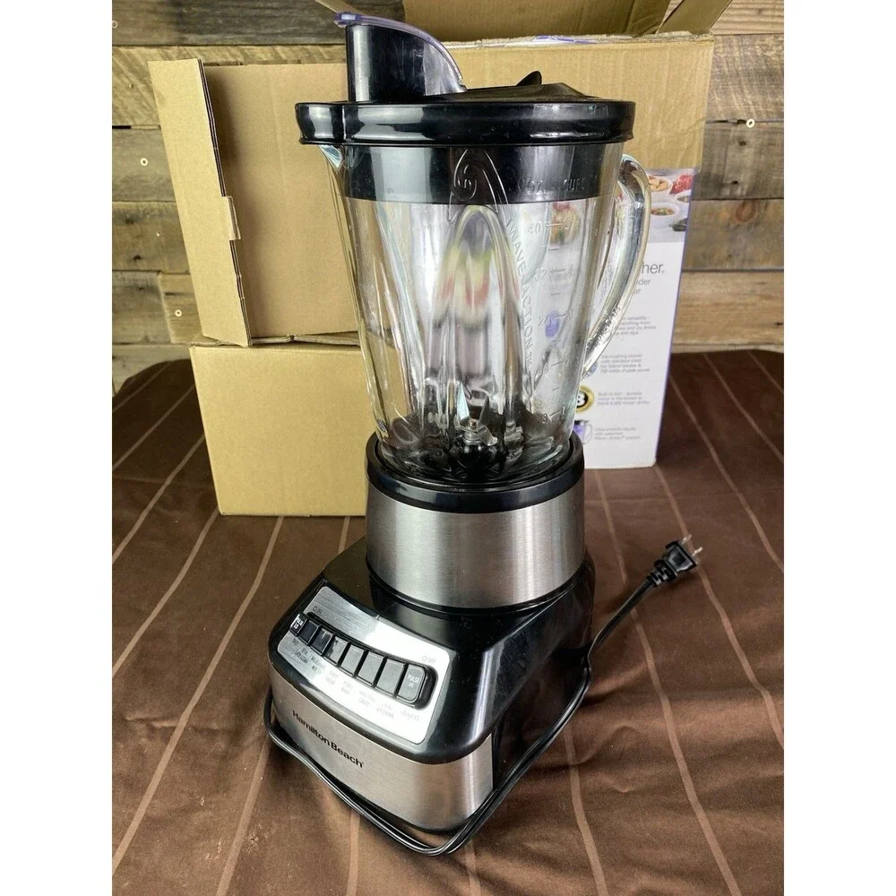 Hamilton Beach Wave Crusher 54221G Multi-Function Blender Black & Stainless